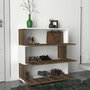 Hanah Home Napolyon Zapatero Blanco y Nogal